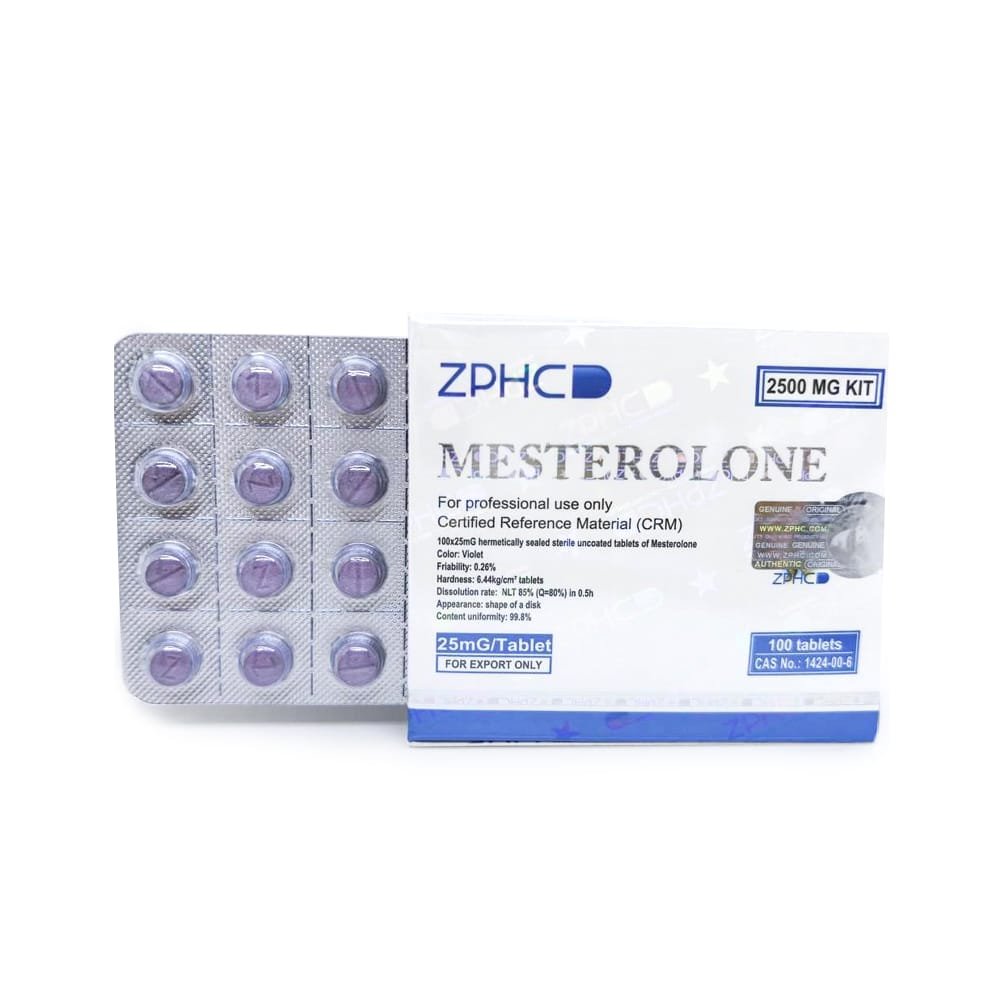 mesterolone-50mg-zphc Mesterolone (Proviron) ZPHC — 25 mg (20 tablets) - Image 1